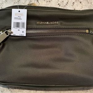 Michael Kors Polly Olive LG East West Crossbody  Bag